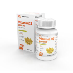 XL Vitamin D3 2000 ME, 180 softgels